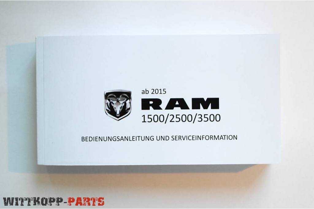 Bedienungsanleitung Dodge Ram 1500/2500/3500 Mod. 2015-2017